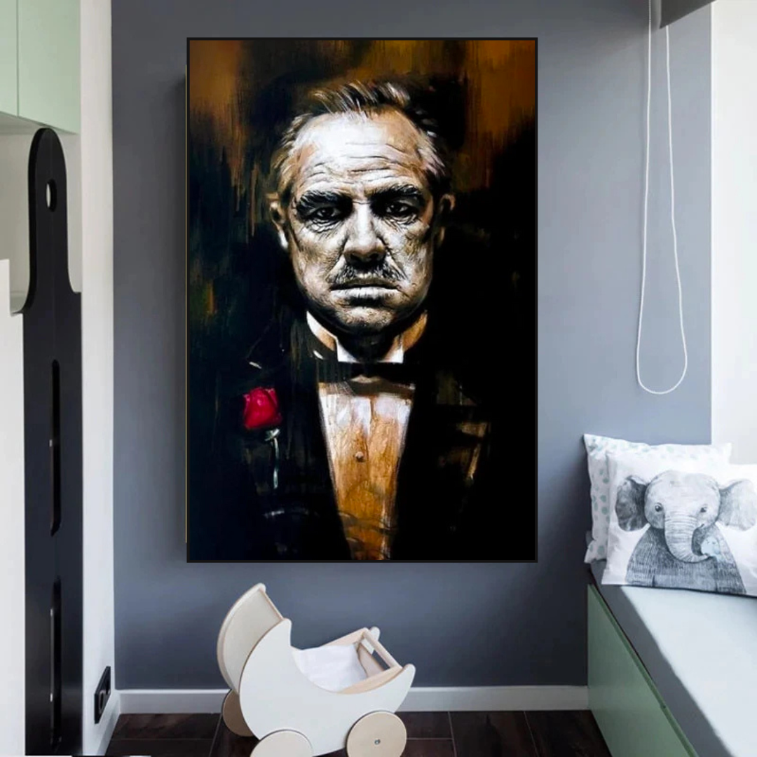 The Godfather Canvas Wall Art - Iconic Movie
