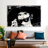 Chanel Audrey Hepburn Poster - Timeless Elegance