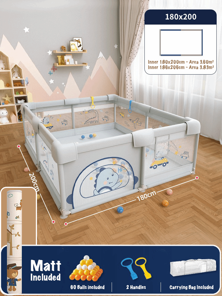 Kids Play Pen Fence Protective Grating Baby Indoor Home Baby Ground Fence