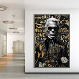 Karl The Fashion Icon Wall Art: Unveil Fashion's Icon