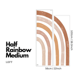 Adesivo da parete Boho Arcobaleno | Grande adesivo da parete Boho Rainbow