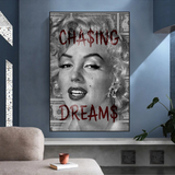 Chasing Dreams: Marilyn Poster - Uncover Iconic Beauty