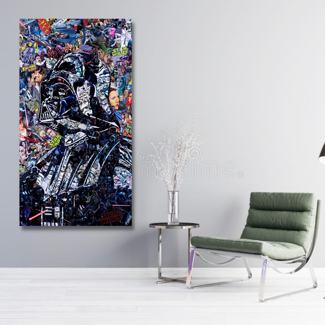 Disney Star Wars Poster Darth Vader Canvas Wall Art
