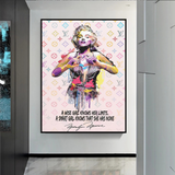 LV Wise Girl Marilyn Poster - Stylish Art for Your Walls