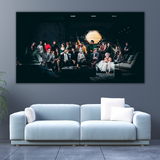 Godfather Scarface Character Canvas Wall Art