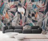 Geometric Floral Wallpaper Murals: Perfect for Modern Décor