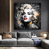 Marilyn Black and White Poster: Classic Décor Accent