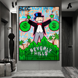 Alec Monopoly Man Holding Bag – Finden Sie exklusive Kunstwerke