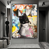 Kate Moss Bunny Poster: Iconic Artwork featuring Kate Moss