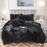 Fluffy Comforter Cover Bed Set