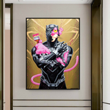 Pink Panther Wall Art – Smoking Art Collection