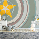 You Are a Star Nursery Wallpaper: Kids Room Wallpaper Mural