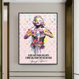 LV Wise Girl Marilyn Poster - Art élégant pour vos murs