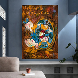 Scrooge McDuck Dreams Come True Millionaire-Wandkunst-Poster
