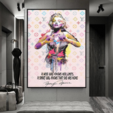 LV Wise Girl Marilyn Poster - Stylish Art for Your Walls