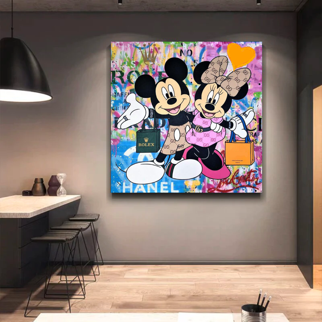 Disney Mickey & Minnie Mouse Canvas Wall Art