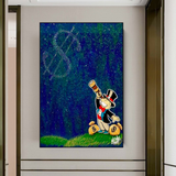 Vintage Alec Monopoly et Richie Starry Sky Impression sur toile