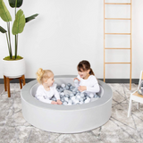 Milliard Ball Pit Professional Quality for Toddlers and Baby (Grey and White)