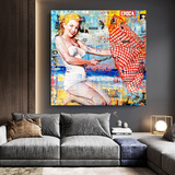 Beach Lovers: Marilyn Poster – Unmatched Beach Vibes