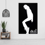 Alec Monopoly Artwork: Expressive Michael Jackson Poster