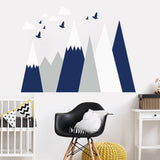Sticker mural montagnes - Personnalisez votre espace