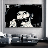 Chanel Audrey Hepburn Poster - Timeless Elegance
