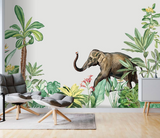 Tapetenwandbilder zum Thema Dschungel im Kinderzimmer