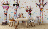 Giraffe Wallpaper Mural: Transform Your Space