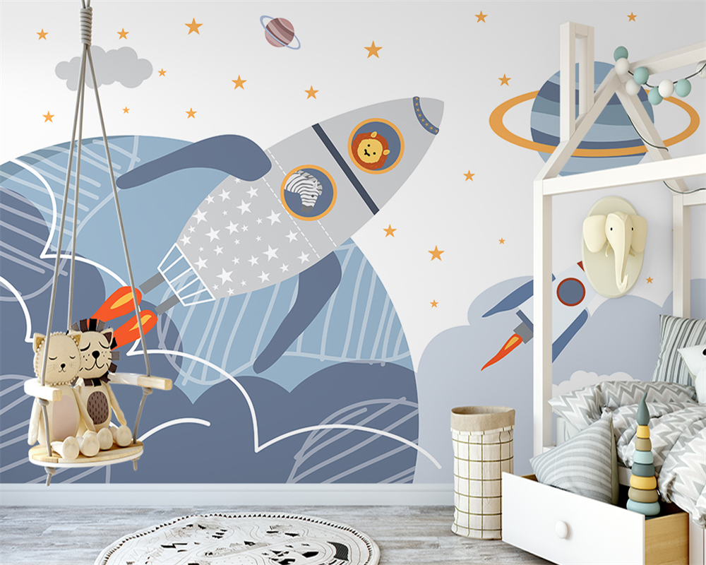 Astronaut Planets Wallpaper - Spaceman Adventure for Walls