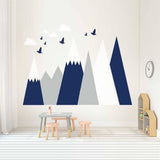 Sticker mural montagnes - Personnalisez votre espace