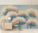 Papier peint mural en forme de bouquet d'arbres : transformez votre espace