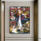 Eminem Singer Canvas Wall Hanging Art: Express Yourself