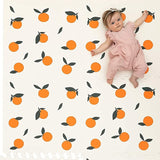 Kids Babies Oranges Play Mat Puzzle Tiles | Pack of 6 Tiles - 60x60cm per tile size