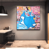 Disney Alice and The Wonderland Canvas Wall Art