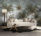 Natur-Palmen-Design – Tapetenwandbild Tropischer Wald