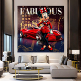 Minnie Fabulous Canvas Wall Art - Disney Magic