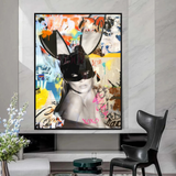 Kate Moss Bunny Poster: Iconic Artwork featuring Kate Moss