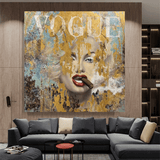Affiche de Marilyn : Vogue Smoking Cigare exclusif