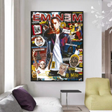 Eminem Singer Canvas Wall Hanging Art Express Yourself