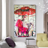 Vogue Fashion Lady Canvas Wall Art: Elevate Your Space