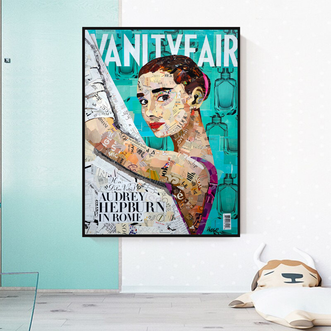 Audrey Hepburn Vanity Fair Poster - Exquisite Collection