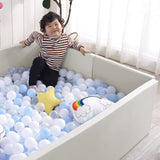 Soft Foam Foldable White Ball Pit Crawling Fence Children's Playground