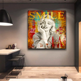 Smoky Smile: Marilyn Poster – Faszinierende ikonische Kunst
