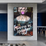 Willst du geliebt werden – Marilyn-Poster: Drücken Sie Ihre Bewunderung aus