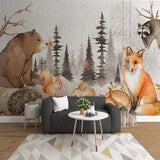 Woodland Forest Nursery Wallpaper - Forest Mural