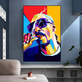 Snoop Berühmter Sänger HipHop Leinwand-Wandkunst