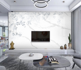 Weiß schattiertes Steindesign – Marmor-Tapeten-Wandbilder