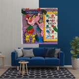 Pink Panther Relax Canvas Wall Art