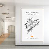 Formula 1 Racing Track Poster: Official Merchandise