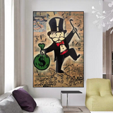 Alec Monopoly Magician: Millionaire Art by Money Man